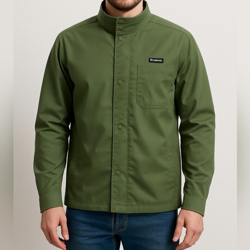 Columbia Men’s Green Utility Jacket XL Lightweight Outdoor Hiking Workwear